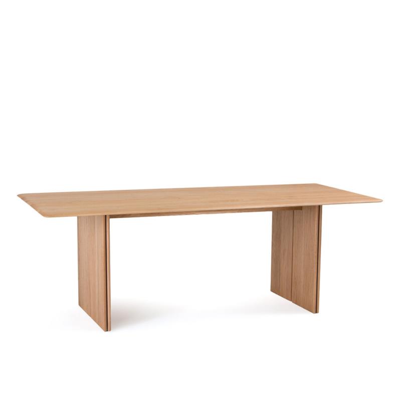 Τραπέζι από μασίφ ξύλο δρυ Μ100xΠ220xΥ75cm