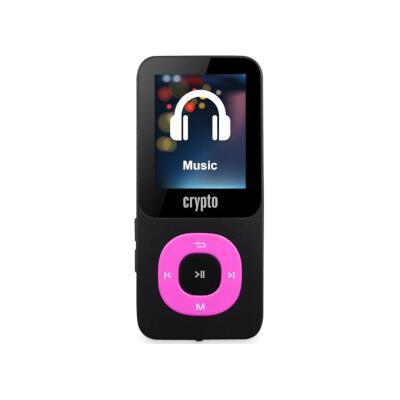 MP3 Player Crypto MP1800 Plus 16GB - Black/Fuchsia