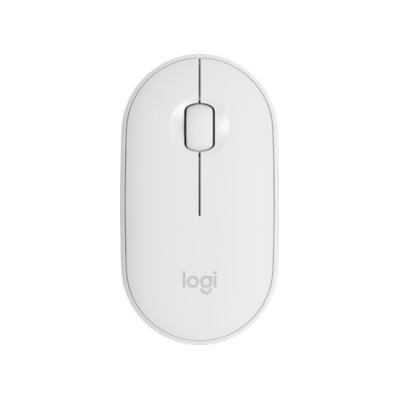 Logitech M350 Pebble Silent Ασύρματο Ποντίκι - Λευκό