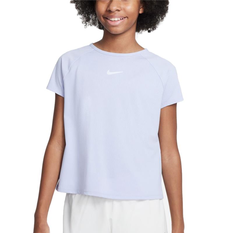 NikeCourt Dri-FIT Victory Girls' Short-Sleeve Tennis Top