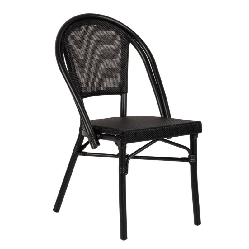 Artelibre Καρέκλα Κήπου DALILA Μαύρο 50x56x86cm