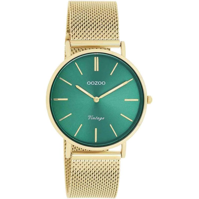 OOZOO Vintage - C20295, Gold case with Metal Bracelet