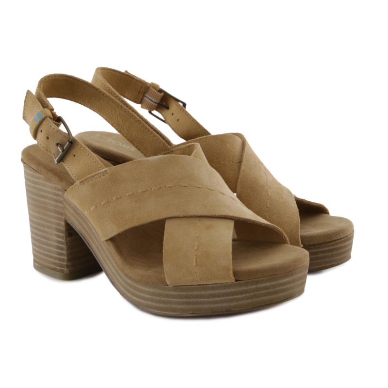 Πέδιλα TOMS Ibiza 10013590-HONEY Γυναικείο