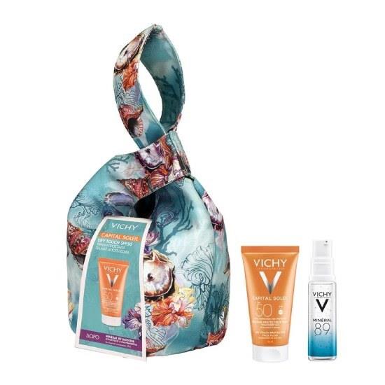 VICHY Promo Capital Soleil Dry Touch SPF50 50ml & Δώρο Mineral 89 Booster 10ml