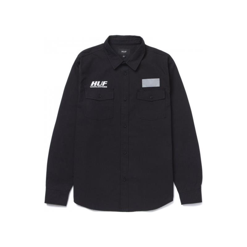 Πουκάμισο με μακριά μανίκια Huf Chemise porter ls work
