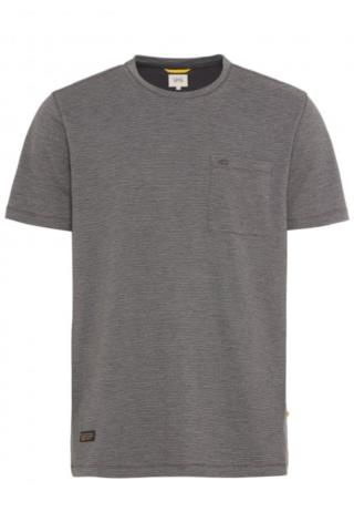 ΑΝΔΡΙΚΟ ΚΟΝΤΟΜΑΝΙΚΟ T-SHIRT ΡΙΓΕ ΓΚΡΙ ΚΑΝΟΝΙΚΗ ΓΡΑΜΜΗ