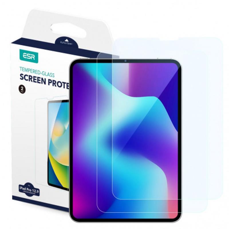 ESR Tempered Glass for iPad Pro 12.9 (2020/2021). 2 Pack