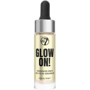 GLOW ON HIGHLIGHTER DROPS W7 HONEYED 10 ML