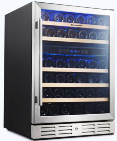 MORRIS MFC-46203 ΨΥΚΤΗΣ ΚΡΑΣΙΩΝ ME INOX ΠΟΡΤΑ 46203