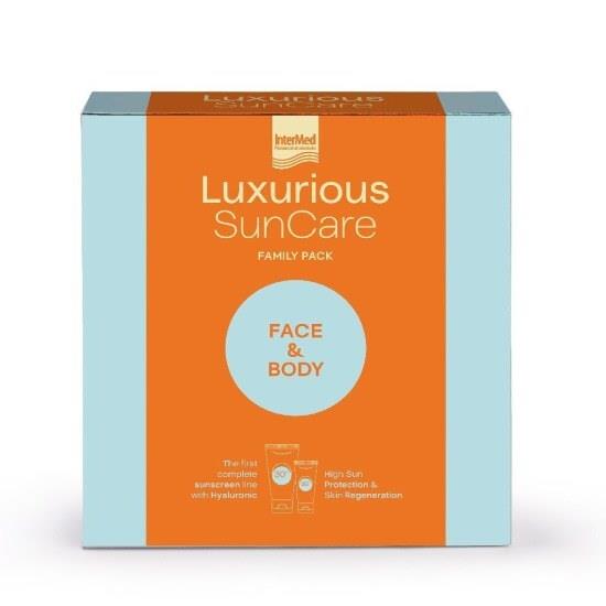INTERMED Promo Luxurious Sun Care Family Pack Face Cream SPF50 75ml & Body Cream SPF30 200ml
