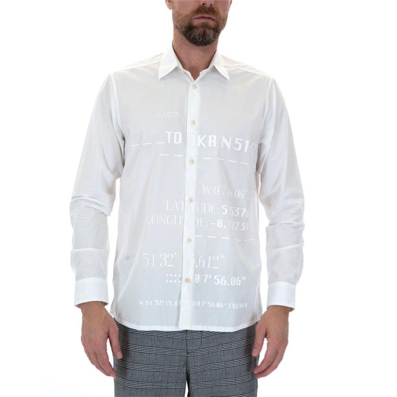 RENWICH CO-ORDINATE PRINT SHIRT MEN TED BAKER