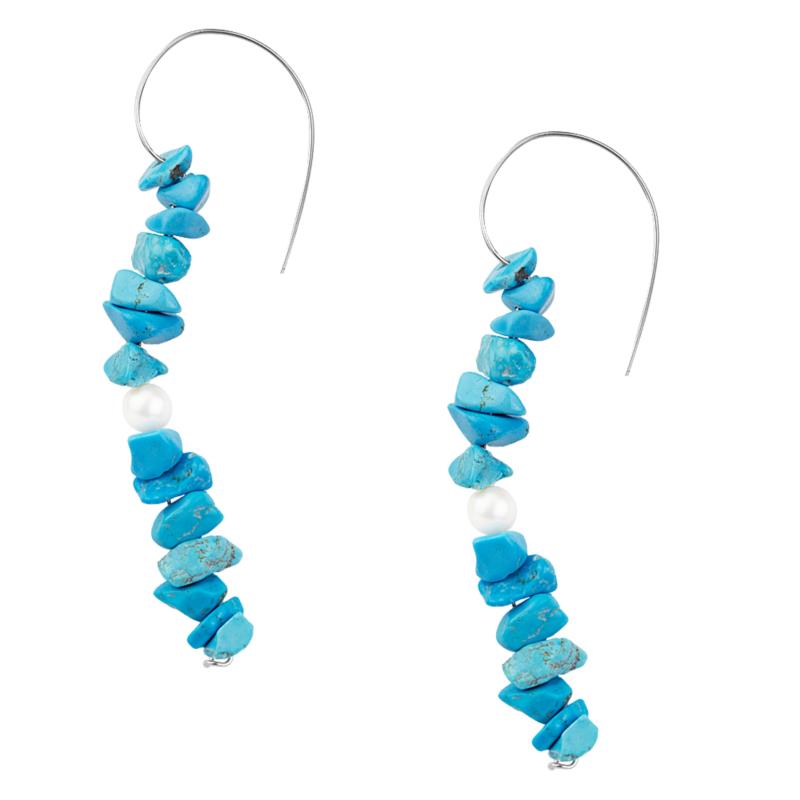 Aegean Earrings χειροποίητα ασημένια σκουλαρίκια