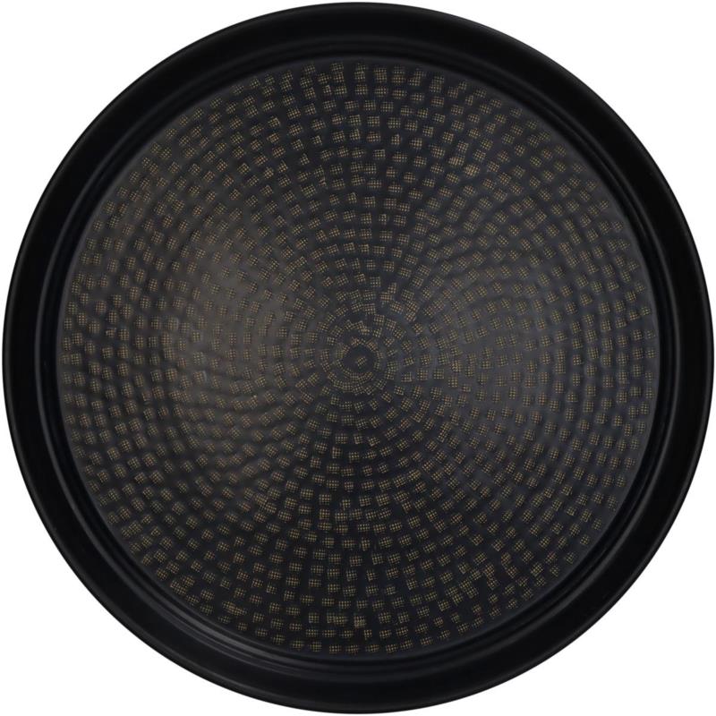 Διακοσμητική Πιατέλα Αλουμινίου Μαύρο ARTE LIBRE 46x46x5εκ. 05154962 (Υλικό: Αλουμίνιο, Χρώμα: Μαύρο) - ARTELIBRE - 05154962