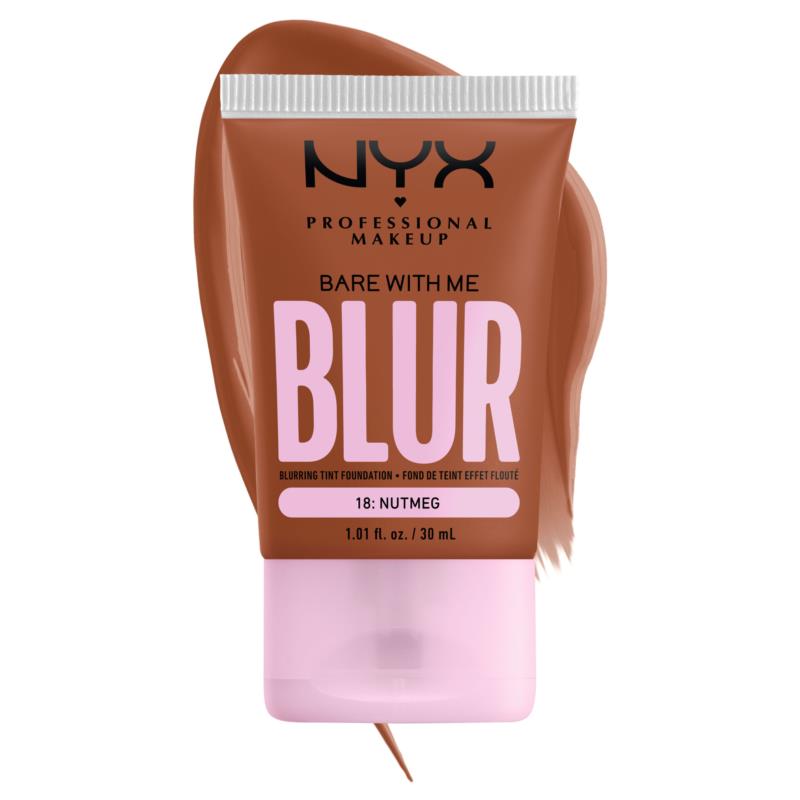 NYX PROFESSIONAL MAKEUP BARE WITH ME BLUR TINT FOUNDATION | 30ml Nutmeg