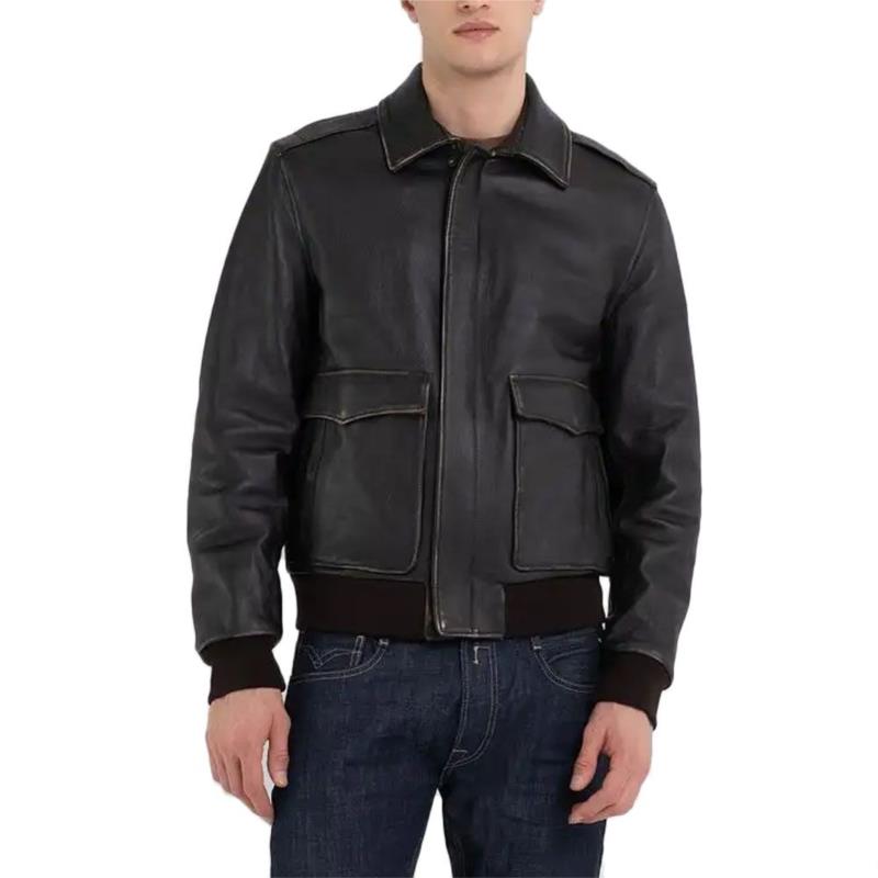 LEATHER JACKET MEN REPLAY