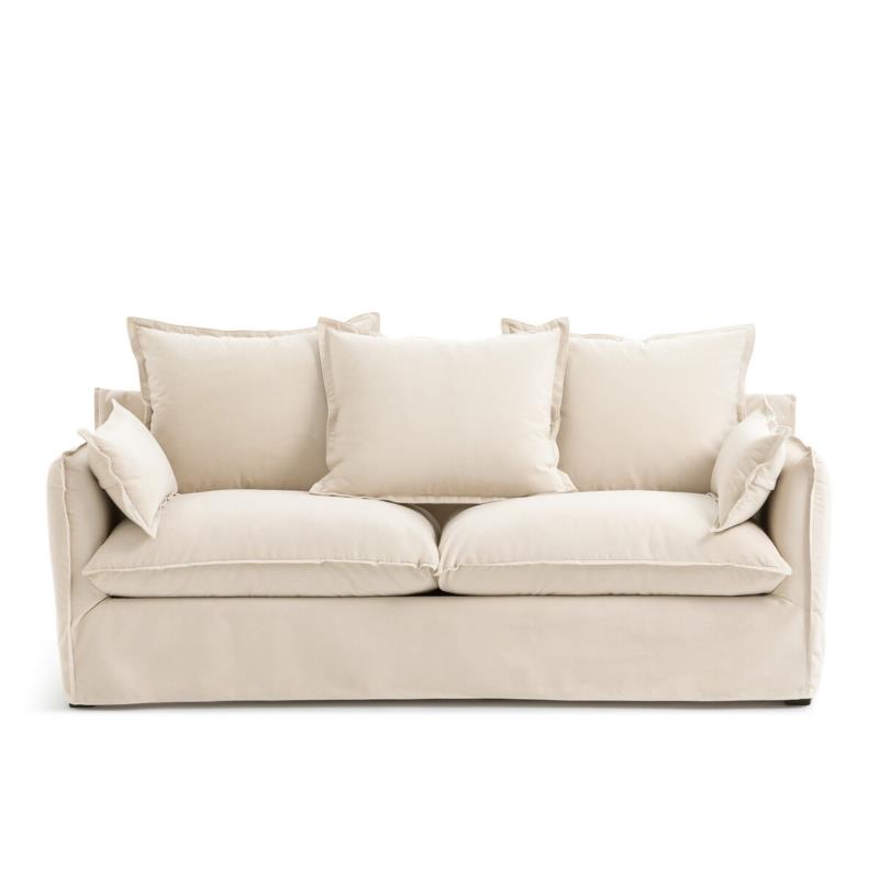 Καναπές-κρεβάτι από βελούδο Μ91xΠ166xΥ90cm