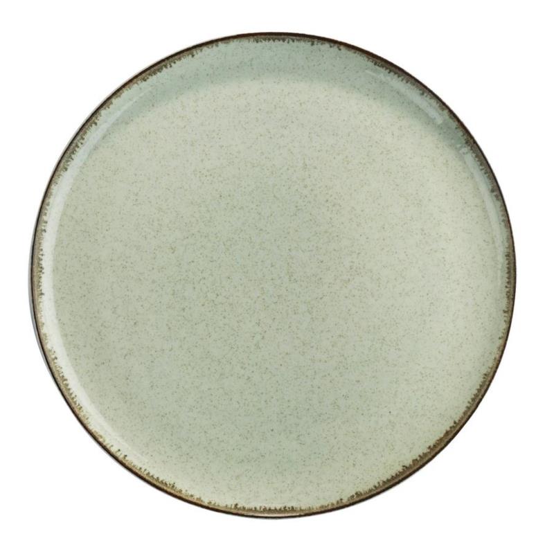 Πιάτο Ρηχό Πορσελάνης Green Mood Kutahya 24εκ. KXOD31024 (Σετ 6 Τεμάχια) (Υλικό: Πορσελάνη, Χρώμα: Πράσινο , Μέγεθος: Μεμονωμένο) - KUTAHYA PORSELEN - KXOD31024