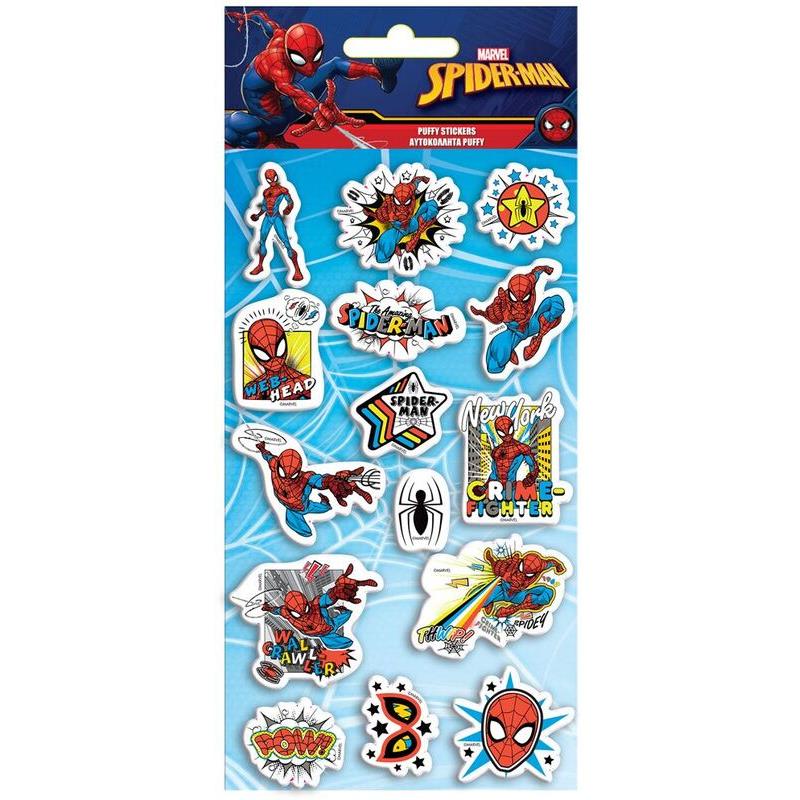 Spiderman Αυτοκόλλητα Puffy 10X22cm (000508156)