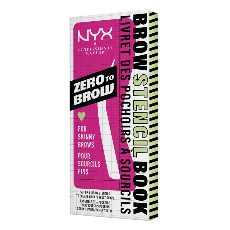 NYX PROFESSIONAL MAKEUP ZERO TO BROW STENCIL FOR SKINNY BROWS