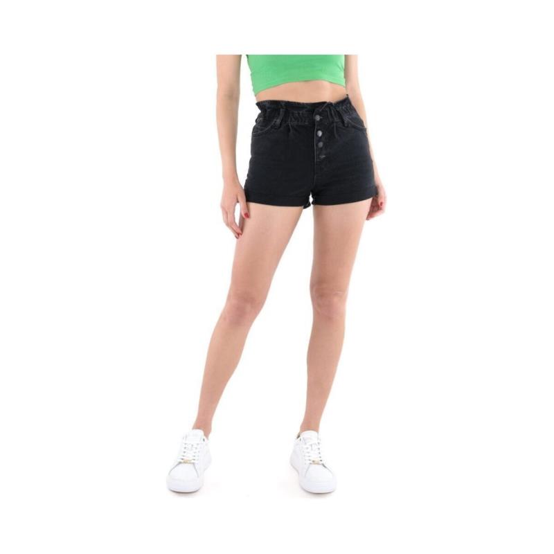 Shorts & Βερμούδες Only CUBA LIFE PAPERBAG DENIM SHORTS WOMEN