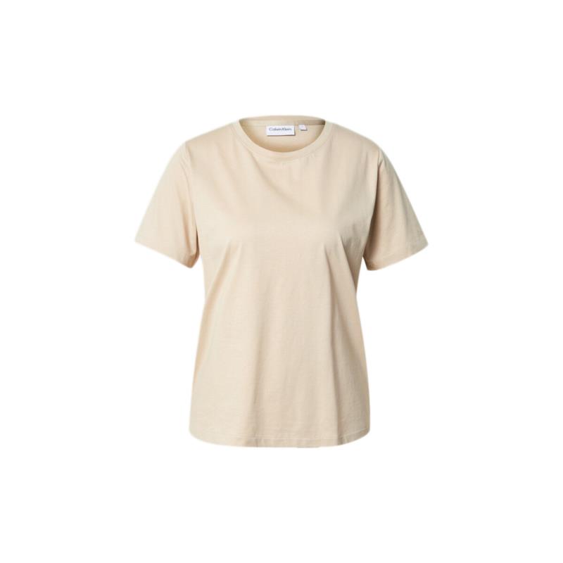 T-shirt με κοντά μανίκια Calvin Klein Jeans SMOOTH COTTON CREW NECK T-SHIRT WOMEN