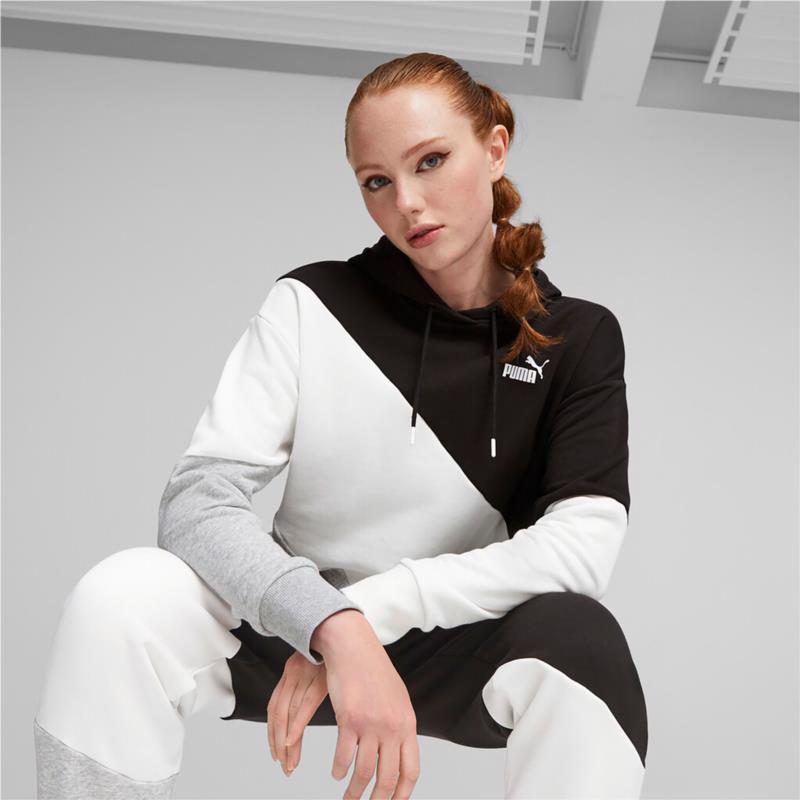 PUMA POWER CAT HOODIE ΜΑΥΡΟ