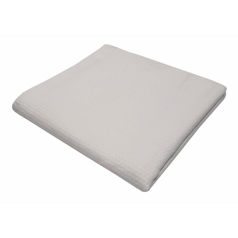 Κουβέρτα Βαμβακερή Πικέ Υπέρδιπλη 240x260εκ. Sanforized White (Σετ 4 Τεμάχια) (Ύφασμα: Βαμβάκι 100%, Χρώμα: Λευκό) - OEM - 5201847000820-10