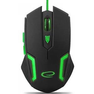 ESPERANZA EGM205G WIRED MOUSE FOR GAMERS 6D OPTICAL USB MX205 FIGHTER GREEN