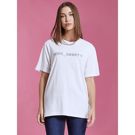 Unisex βαμβακερό t-shirt so what WQ2018.4012+1