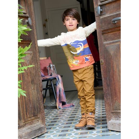 Παιδικό Παντελόνι για Αγόρια Mustard - ΚΑΦΕ