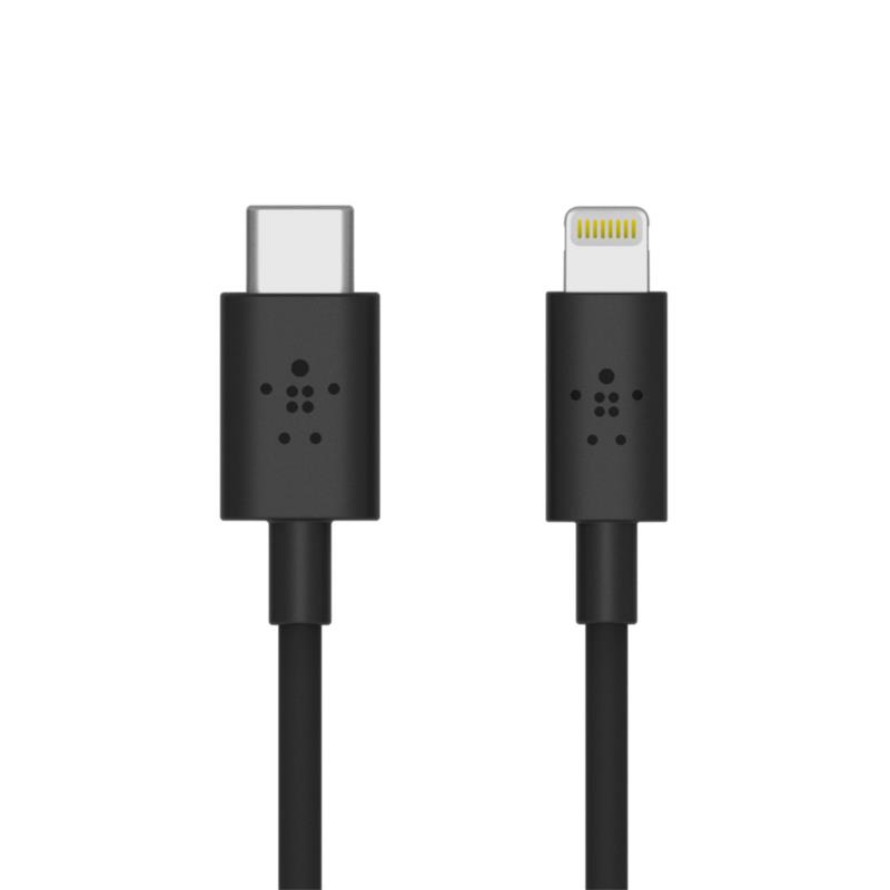 Belkin Lightning to USB-C Cable 1,2M Black