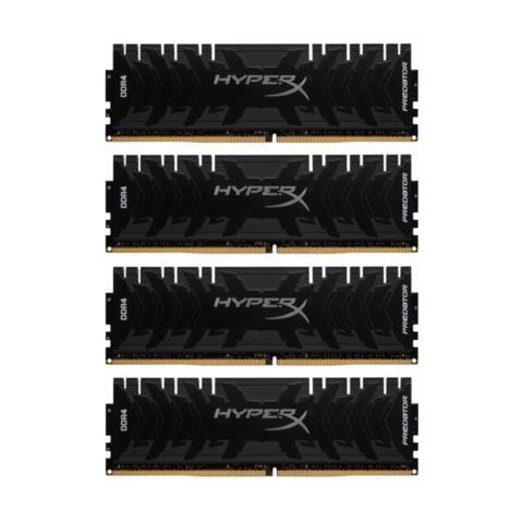 HyperX Predator 16GB DDR4-2666MHz CL13 DIMM (HX426C13PB3K4/64) x4