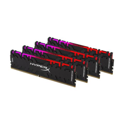 HyperX Predator RGB 16GB DDR4-3000,MHz CL15 (HX430C15PB3AK4/64) x4