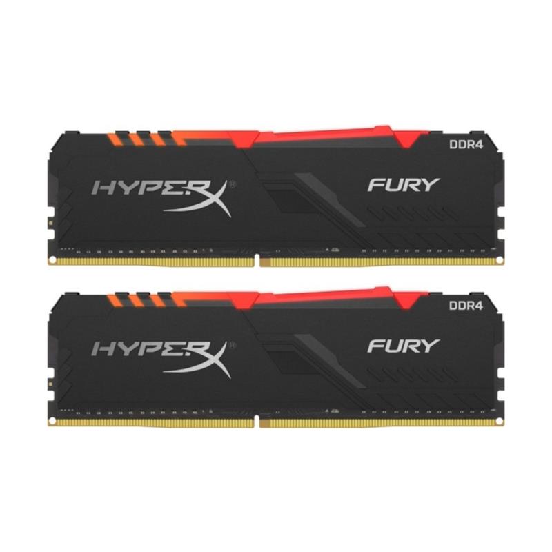 HyperX Fury RGB 8GB DDR4 3733MHz CL 19 (HX437C19FB3AK2/16) x2