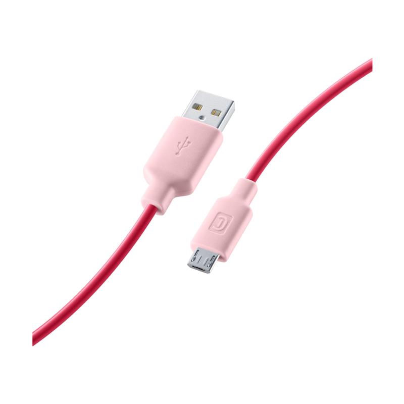 Cellular Line micro USB Smart 1m Pink