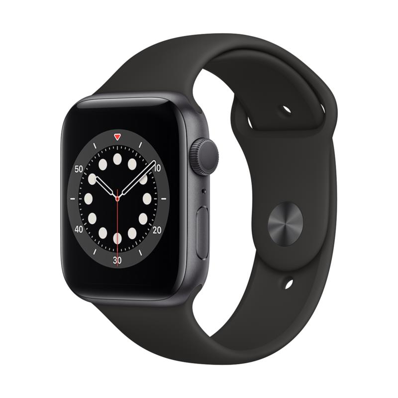 Apple Watch Series 6 44mm Space Grey Black Sportband