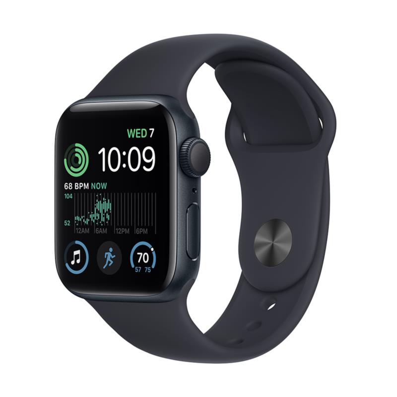 Apple Watch SE GPS 40mm Midnight Aluminium Case with Midnight Sport Band Regular