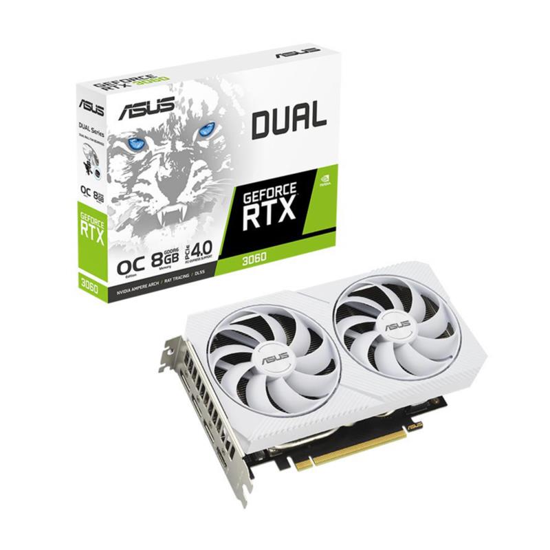 Asus GeForce RTX 3060 Dual OC 8GB White
