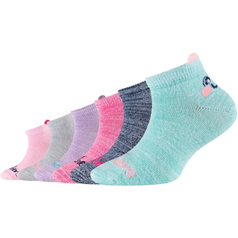 Αθλητικές κάλτσες Skechers 6PPK Girls Casual Super Soft Sneaker Socks