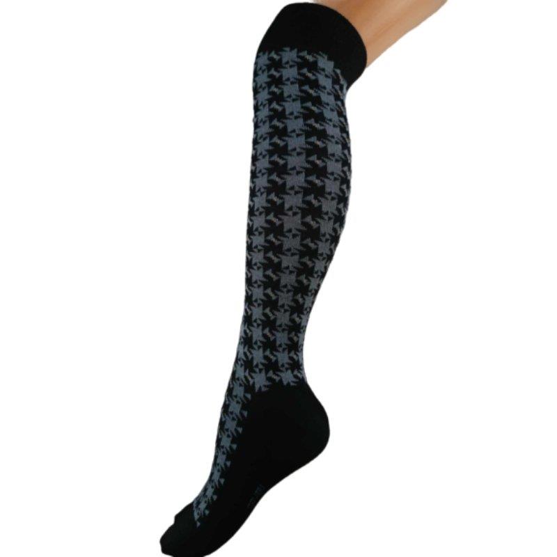 Γυναικεία κάλτσα μέχρι το γόνατο με σχέδιο | 316C ΓΑΛΑΖΙΟ