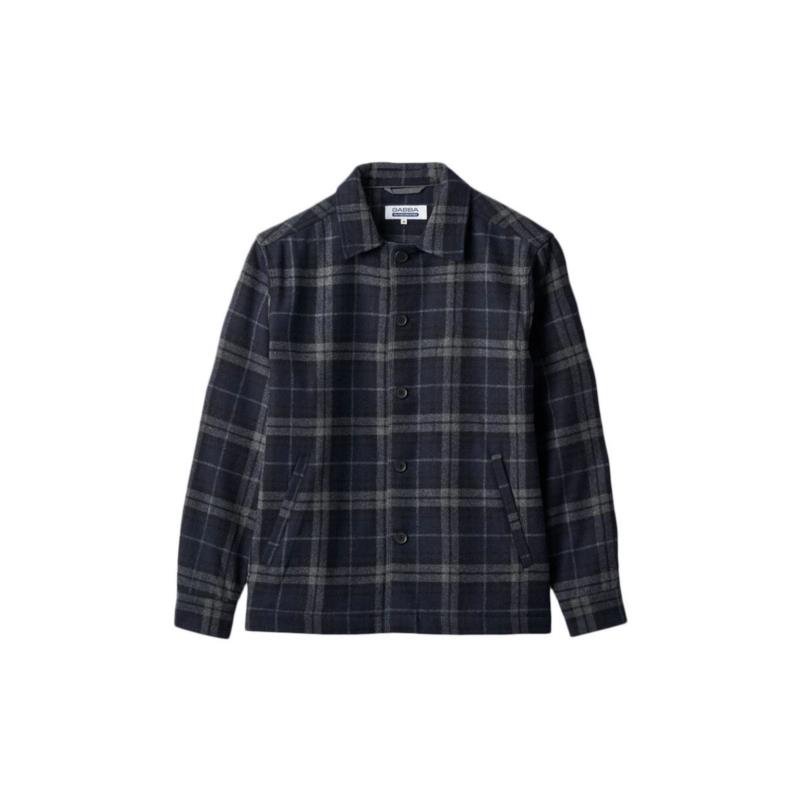 Πουκάμισο με μακριά μανίκια Gabba REBEL BLAUT OVERSHIRT MEN