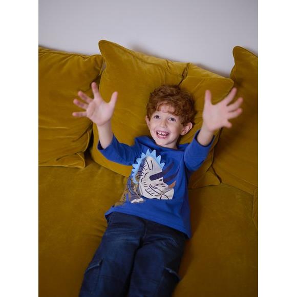 Παιδική Μακρυμάνικη Μπλούζα για Αγόρια Blue Rhino - ΜΠΛΕ