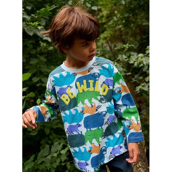 Παιδική Μακρυμάνικη Μπλούζα για Αγόρια Multicolour Cows - ΜΠΛΕ