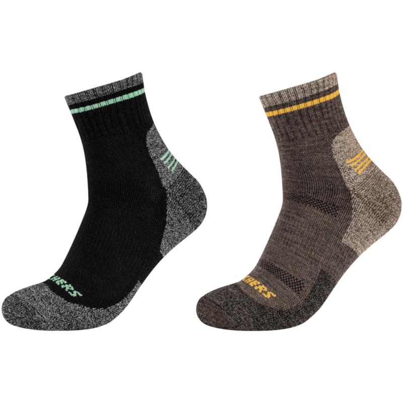 Αθλητικές κάλτσες Skechers 2PPK Men Trail Wool Quarter Socks