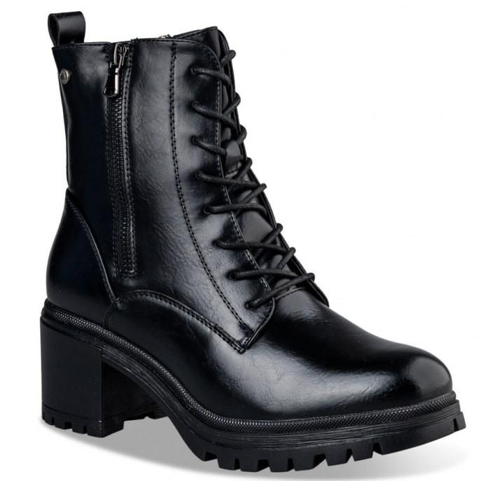 Envie Shoes Γυναικεία Μποτάκια COMBAT BOOTS V63-18152-34 Μαύρο