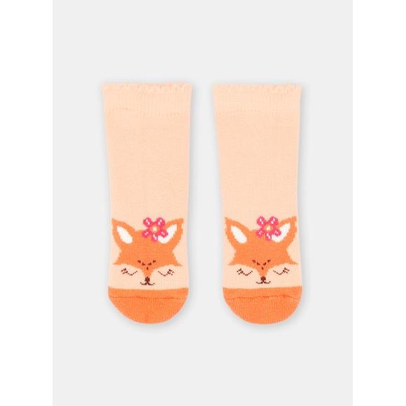 Βρεφικές Κάλτσες για Κορίτσια Πορτοκαλί Αλεπού - ΠΟΡΤΟΚΑΛΙ