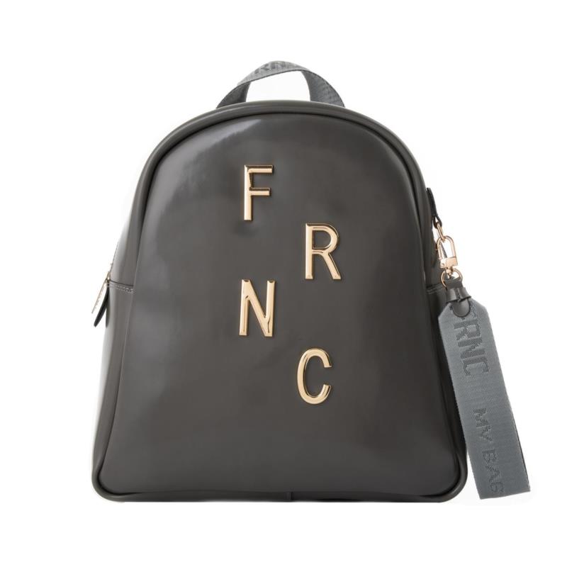 FRNC FRANCESCO Τσάντα Γυναικεία Πλάτης-Backpack 4705 GR Γκρί