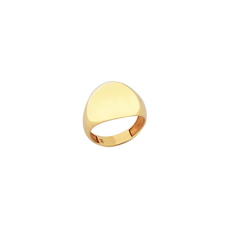 Χρυσό Δαχτυλίδι 14κ - KD00040 - No 50