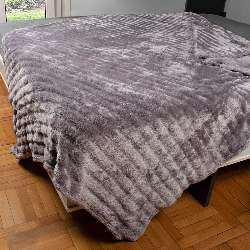 Κουβέρτα Fleece Μονή 160X220 Dimcol Ριγέ 16 (160x220)