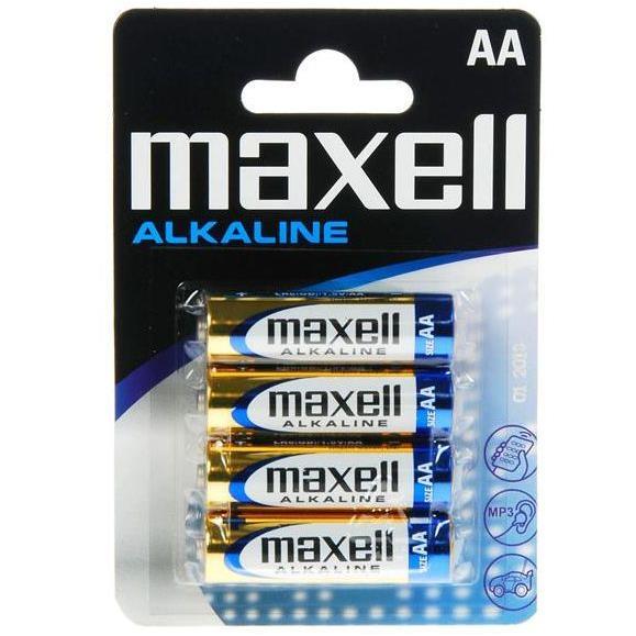 4 μπαταρίες αλκαλικές AA 1.5V Maxell